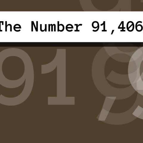 About The Number 91,406