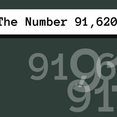 About The Number 91,620