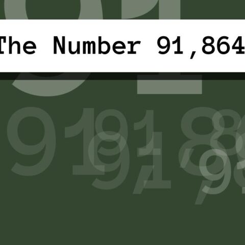 About The Number 91,864