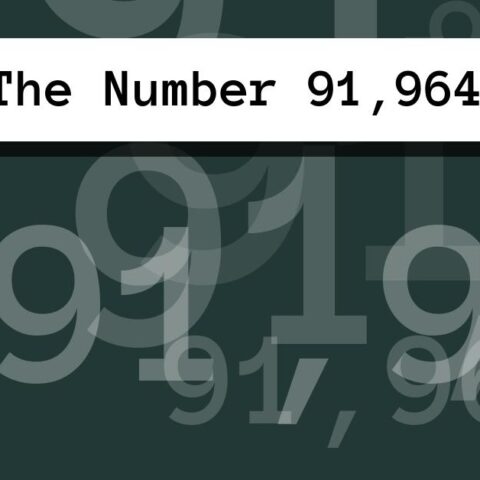 About The Number 91,964