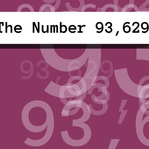 About The Number 93,629