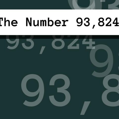 About The Number 93,824