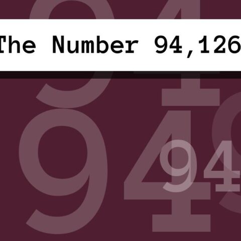 About The Number 94,126
