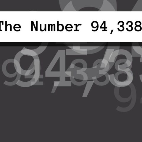 About The Number 94,338