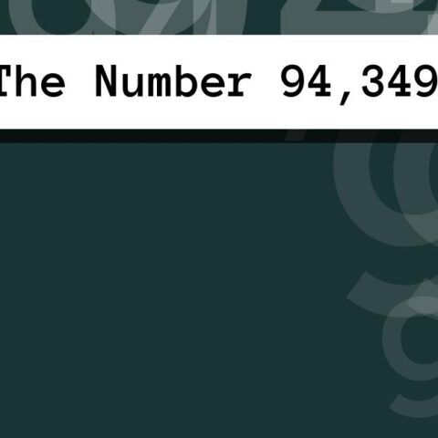 About The Number 94,349