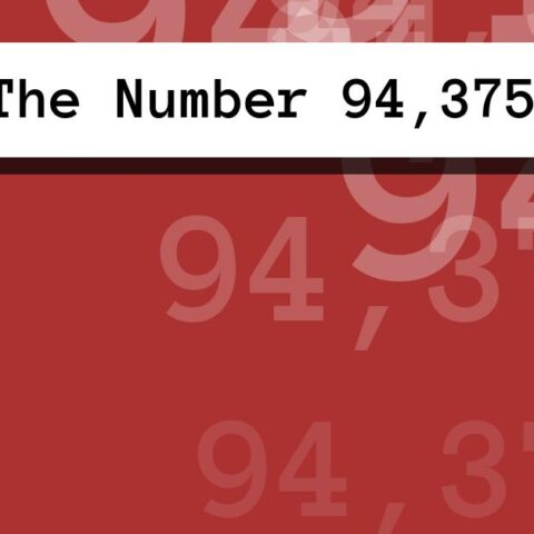About The Number 94,375