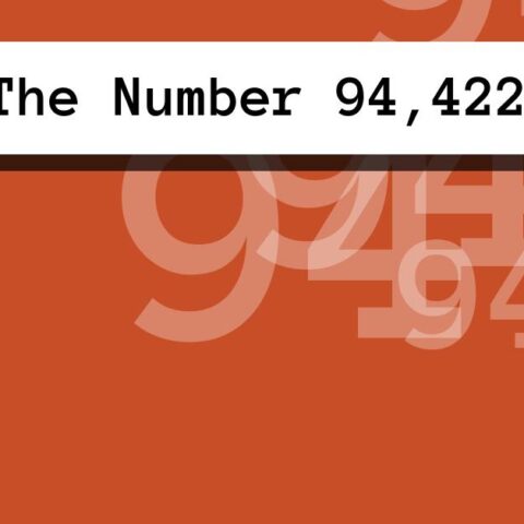 About The Number 94,422