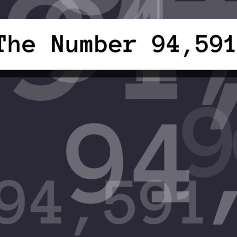About The Number 94,591