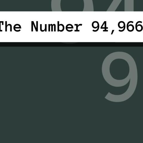 About The Number 94,966