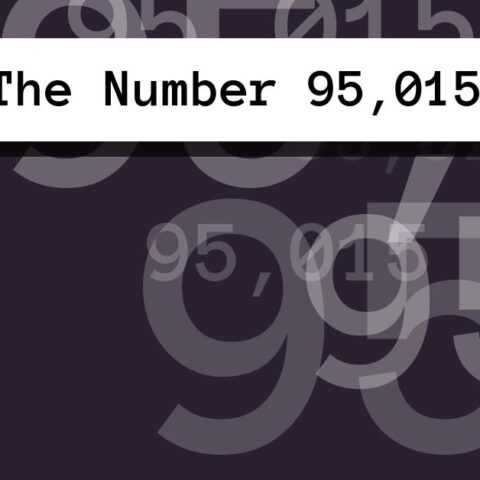 About The Number 95,015