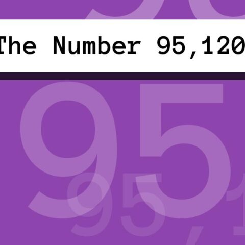 About The Number 95,120