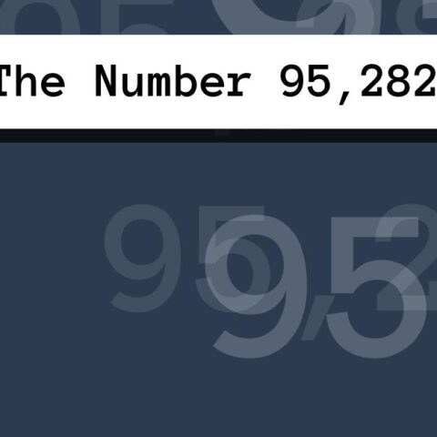 About The Number 95,282