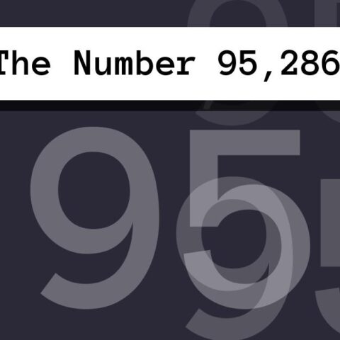 About The Number 95,286