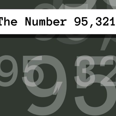 About The Number 95,321
