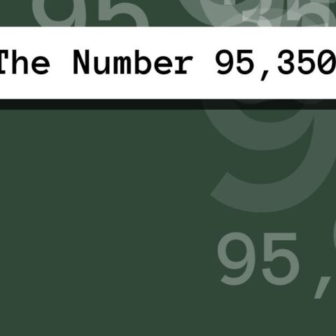 About The Number 95,350