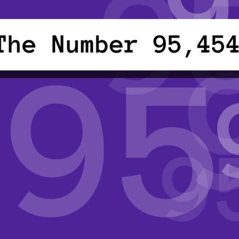 About The Number 95,454