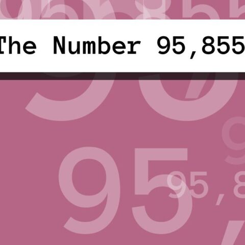 About The Number 95,855