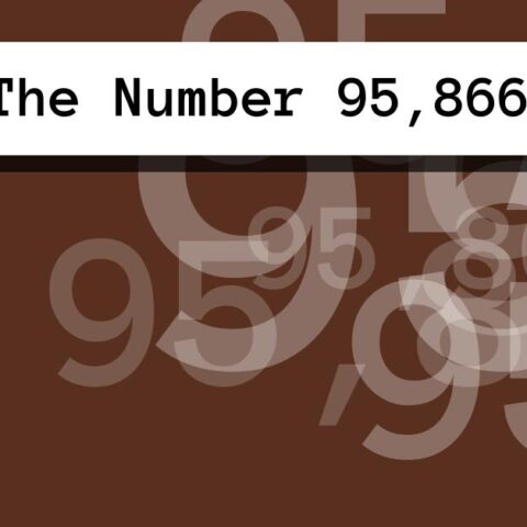 About The Number 95,866
