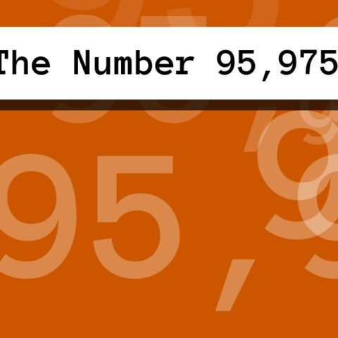 About The Number 95,975