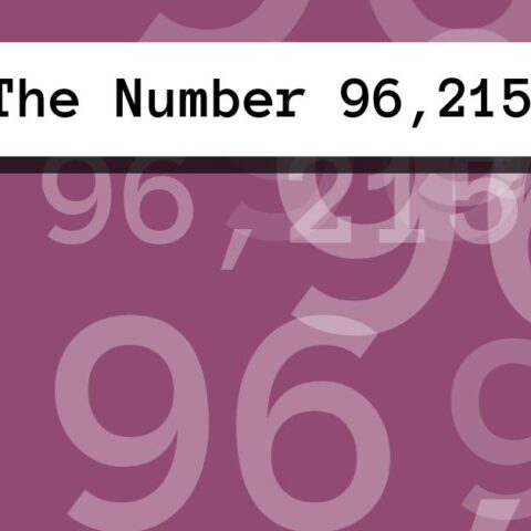About The Number 96,215