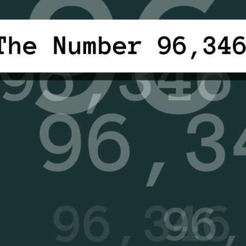 About The Number 96,346