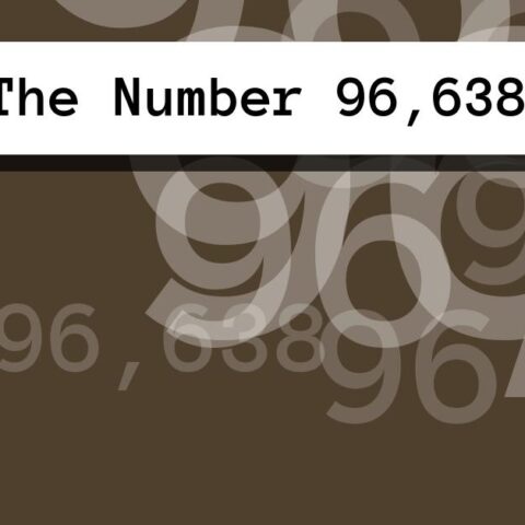 About The Number 96,638