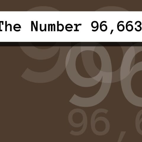 About The Number 96,663