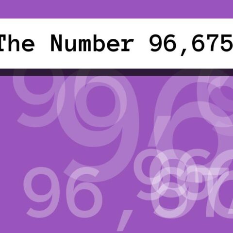 About The Number 96,675
