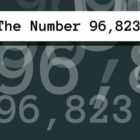 About The Number 96,823