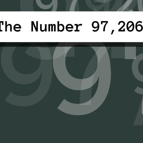 About The Number 97,206