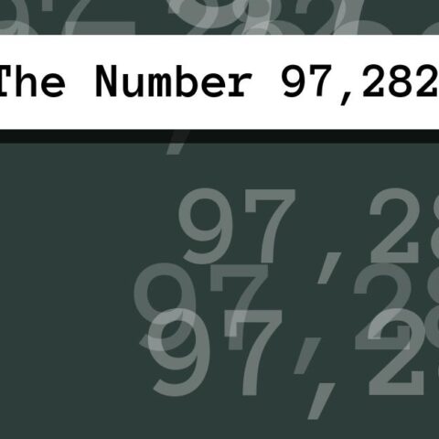 About The Number 97,282