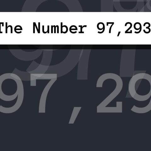 About The Number 97,293