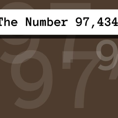 About The Number 97,434