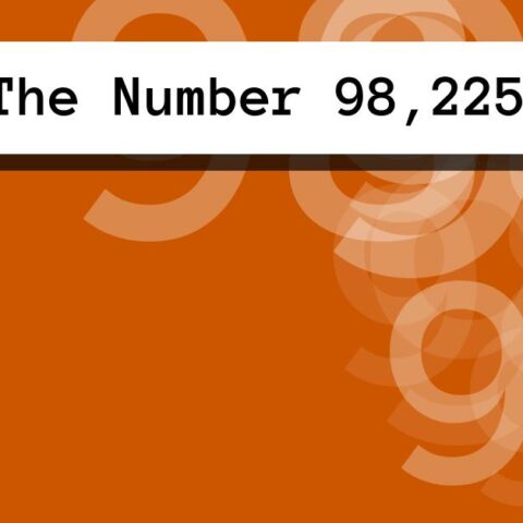 About The Number 98,225