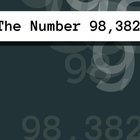 About The Number 98,382
