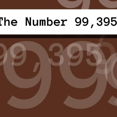 About The Number 99,395