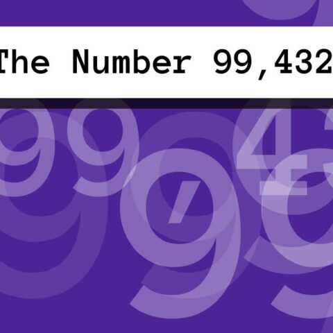 About The Number 99,432